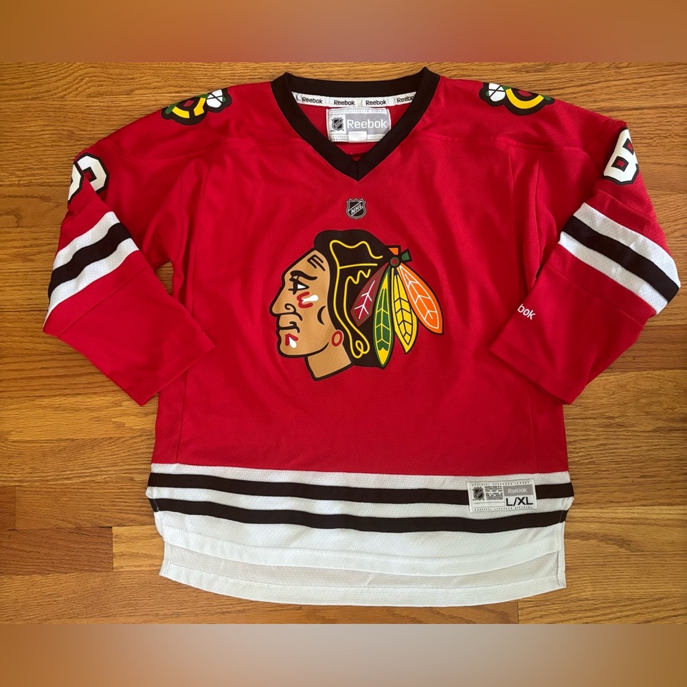 CHICAGO BLACKHAWKS Reebok Hockey Jersey Youth L/XL #88 Patrick Kane NHL Sports